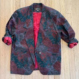 Vintage Abstract Blazer